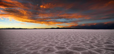 salinas grandes atardecer